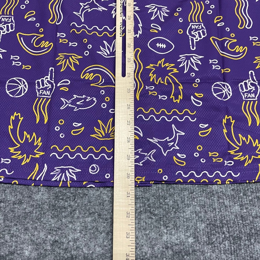 LSU Tigers Shirt Mens Large Purple Columbia PFG Super Slack Tide Vented NCAA - Picture 12 of 14